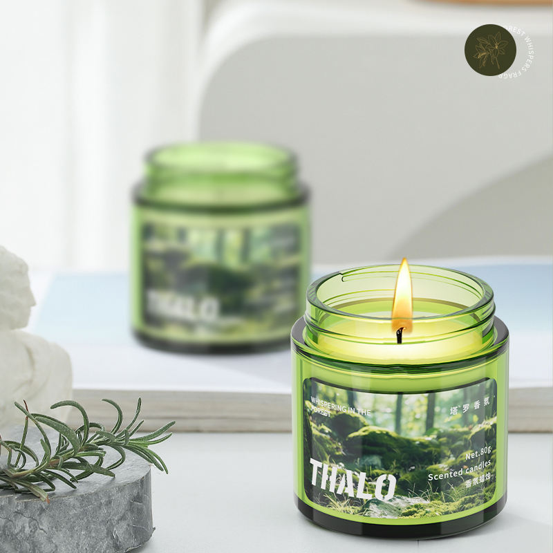 Solid Candle Car Perfume 80g, Powerful Odor Elimination Car Aromatherapy Long-Lasting Scent Car Air Freshener
