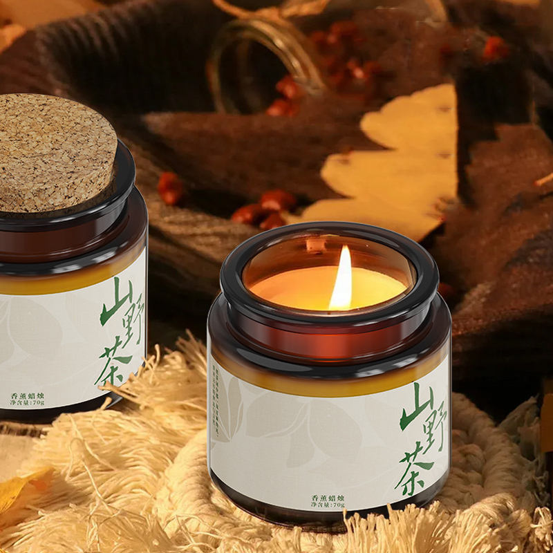 Aromatherapy indoor smokeless candles bedroom solid balm sandalwood long-lasting fragrance and odor removal