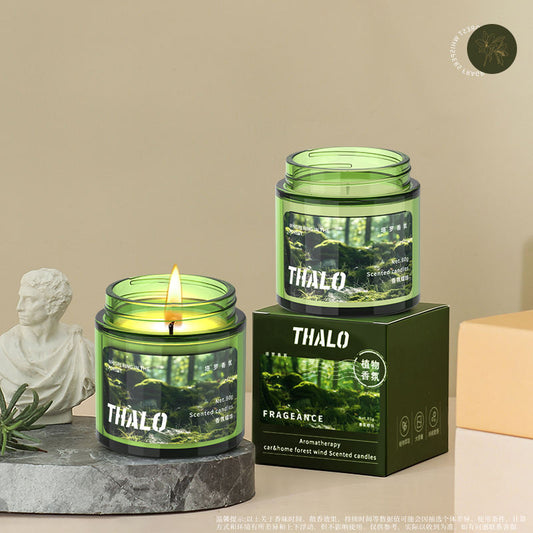 Solid Candle Car Perfume 80g, Powerful Odor Elimination Car Aromatherapy Long-Lasting Scent Car Air Freshener