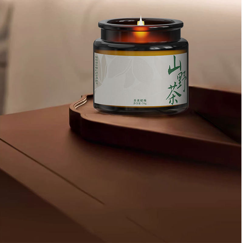 Aromatherapy indoor smokeless candles bedroom solid balm sandalwood long-lasting fragrance and odor removal