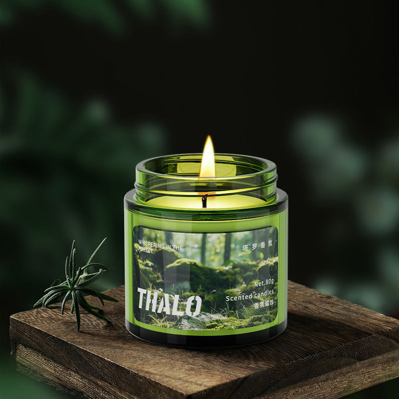 Solid Candle Car Perfume 80g, Powerful Odor Elimination Car Aromatherapy Long-Lasting Scent Car Air Freshener