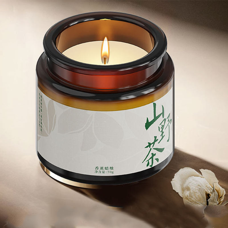 Aromatherapy indoor smokeless candles bedroom solid balm sandalwood long-lasting fragrance and odor removal