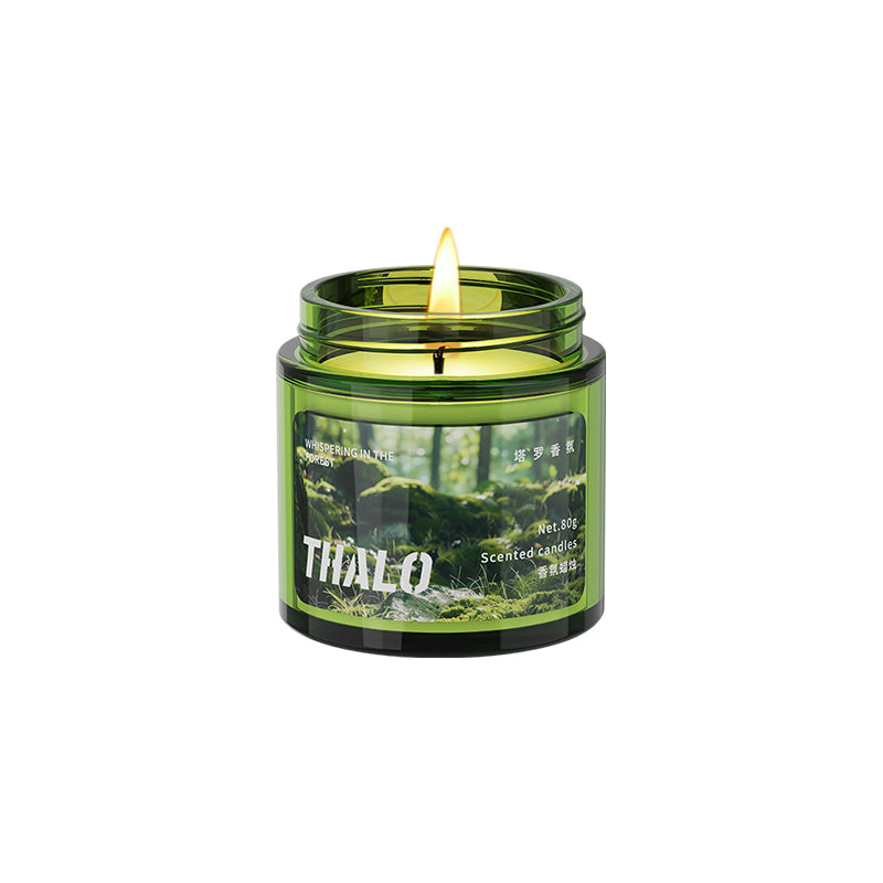 Solid Candle Car Perfume 80g, Powerful Odor Elimination Car Aromatherapy Long-Lasting Scent Car Air Freshener