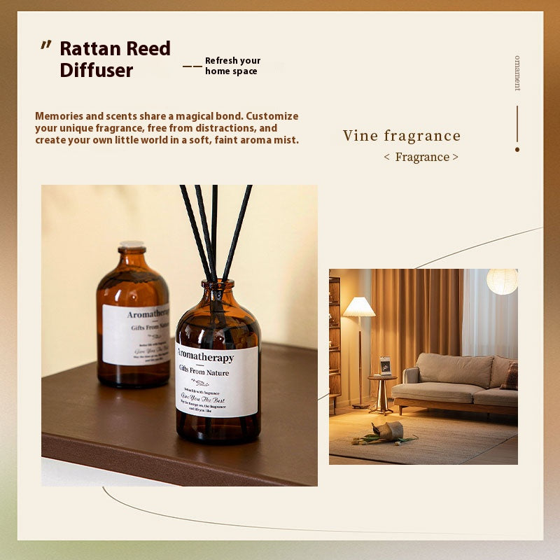 Wholesale Freless Fragrance Modern Car Air Freshener for Bedroom and Bathroom Plastic Rattan Aromatherapy Home Air Freshener