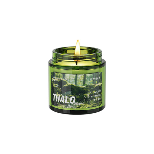 Solid Candle Car Perfume 80g, Powerful Odor Elimination Car Aromatherapy Long-Lasting Scent Car Air Freshener