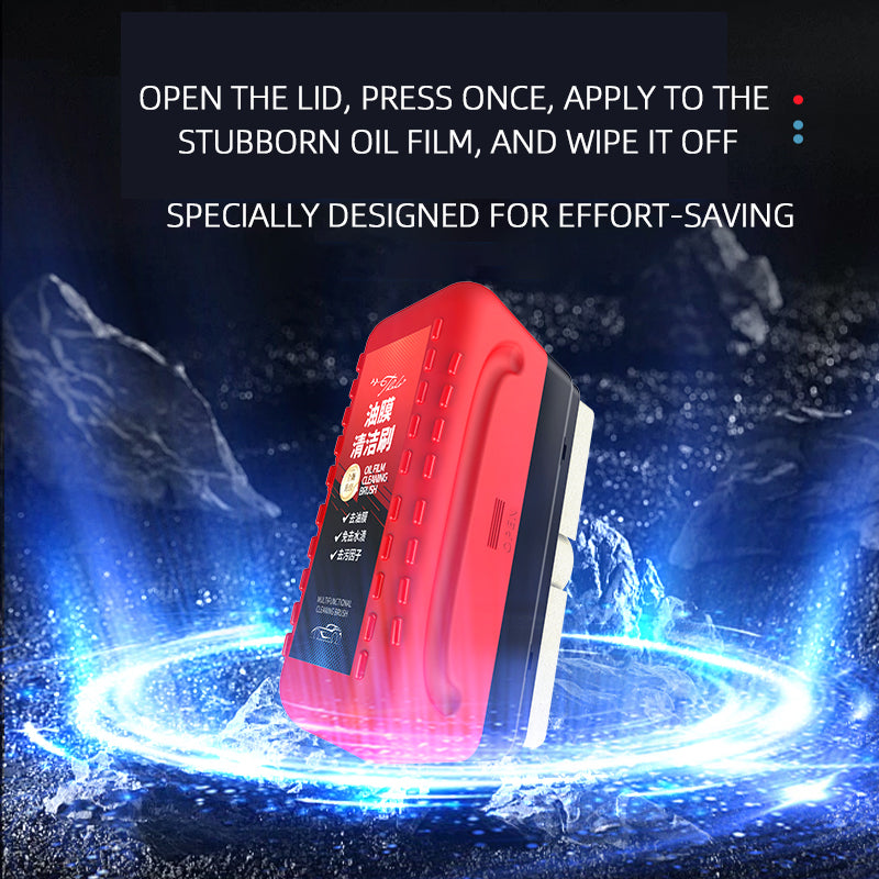 Oil Film Remover Brush for Car Windshield - Fast & Effective Cleaning Tool