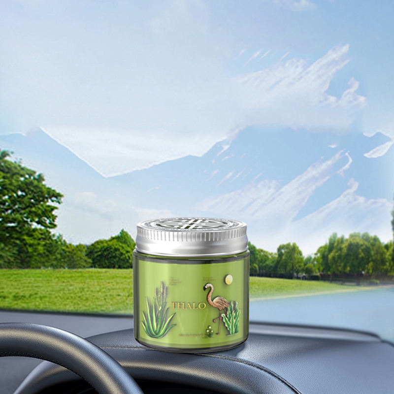 90g Solid Car Perfume Gel Long-Lasting Fragrance Air Freshener Car Interior Decor