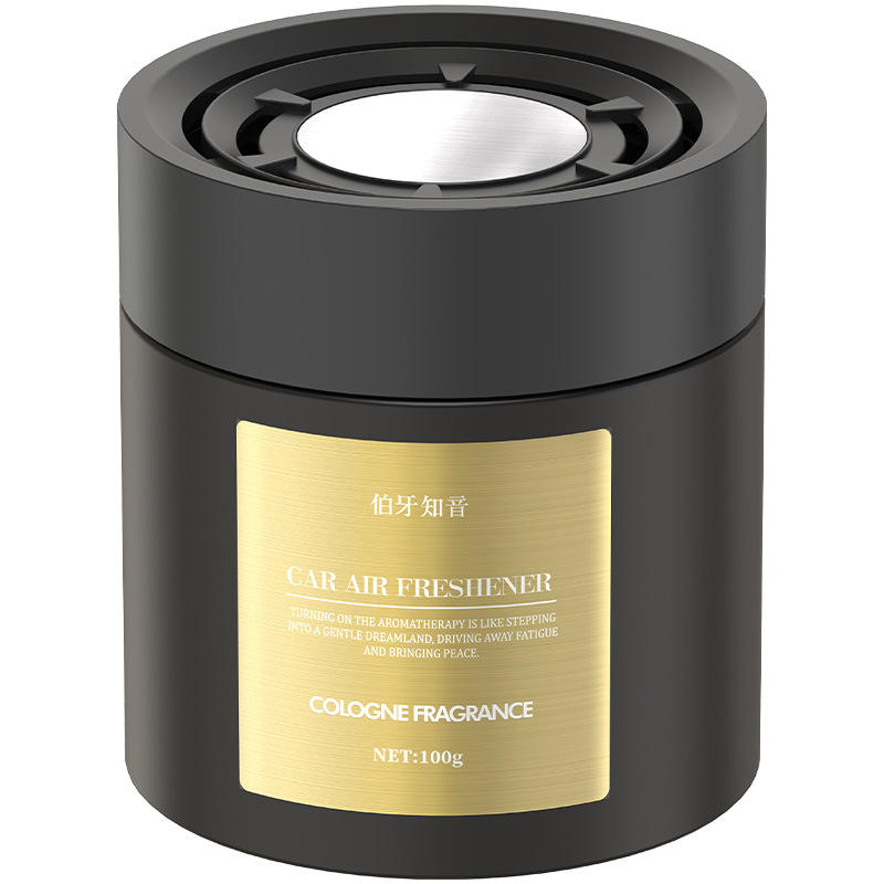 Durable Deodorization Car Air Freshener with Long-Lasting Fragrance Solid Balm Ornament in Glass Material Aromatherapy Product