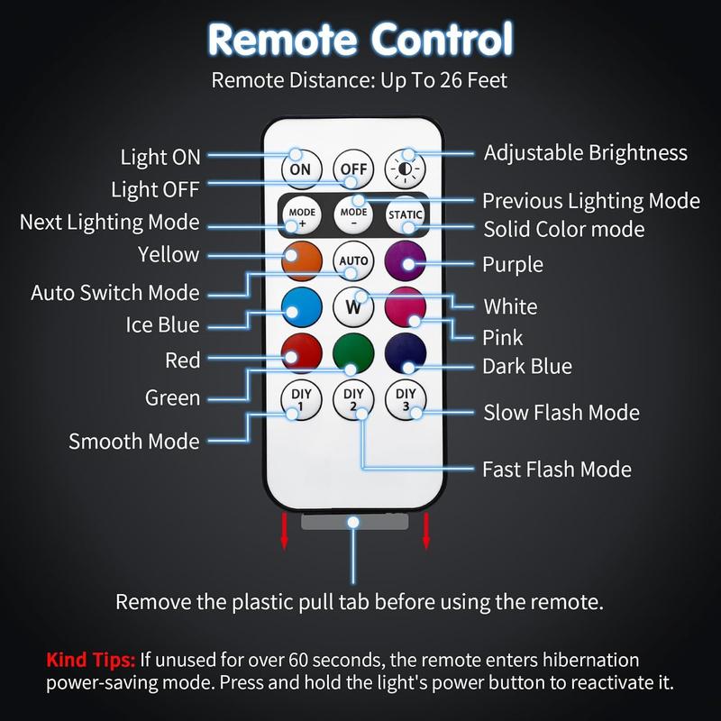 StrobeGuard 8-Color Universal Warning Lights (Set of 6)