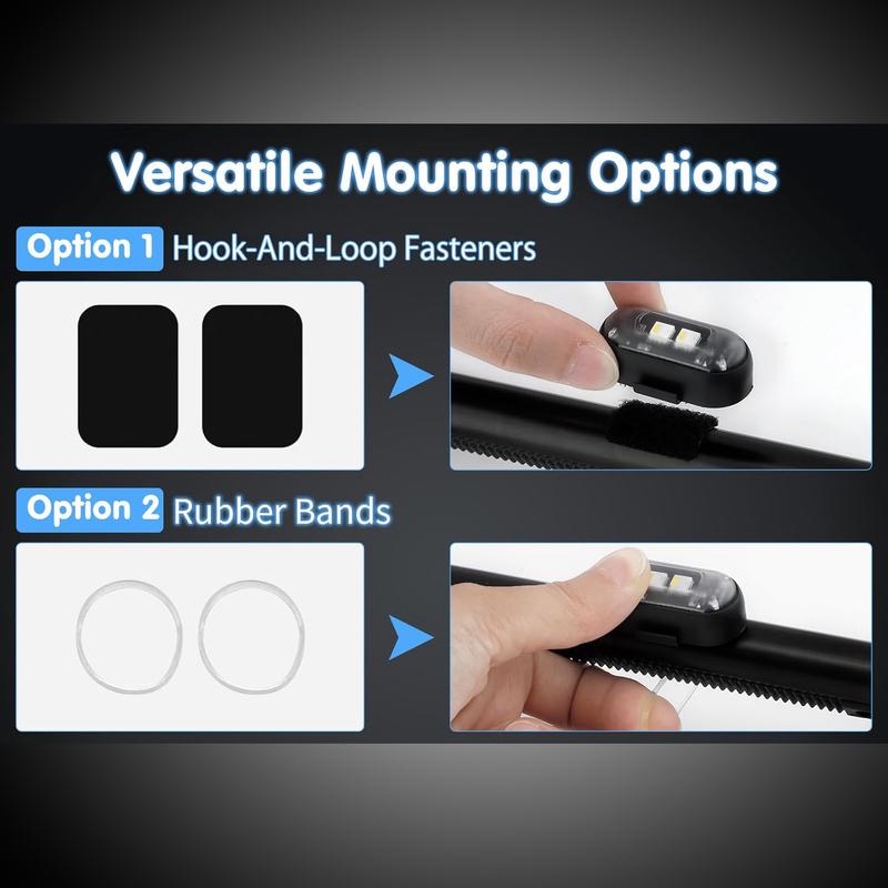 StrobeGuard 8-Color Universal Warning Lights (Set of 6)