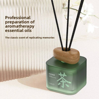 Long-Lasting Fire-Free Rattan Perfume Glass Air Purifier Home Bedroom Freshener Aromatherapy Fragrance