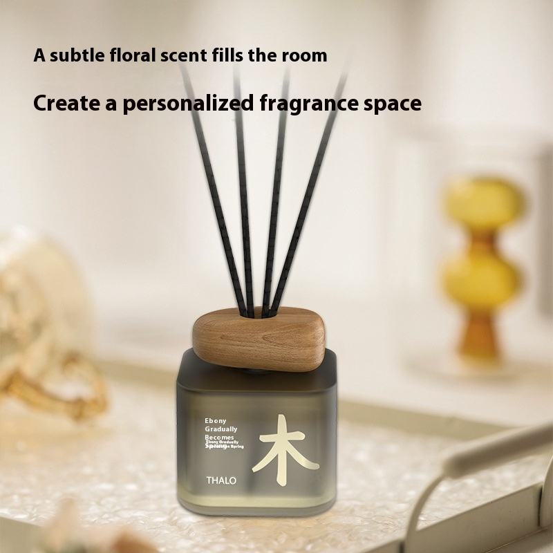 Long-Lasting Fire-Free Rattan Perfume Glass Air Purifier Home Bedroom Freshener Aromatherapy Fragrance