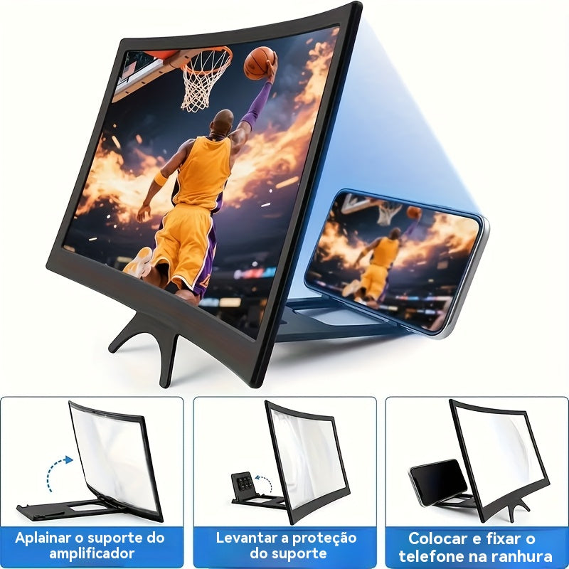 Amplificador de Tela para Smartphone de 14 Polegadas – Amplie Sua Visão, Aumente Seu Conforto