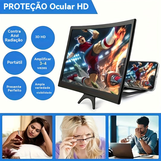 Amplificador de Tela para Smartphone de 14 Polegadas – Amplie Sua Visão, Aumente Seu Conforto
