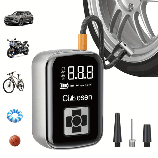 Bomba de ar elétrica para automóveis - Enchimento rápido e seguro em cada viagem