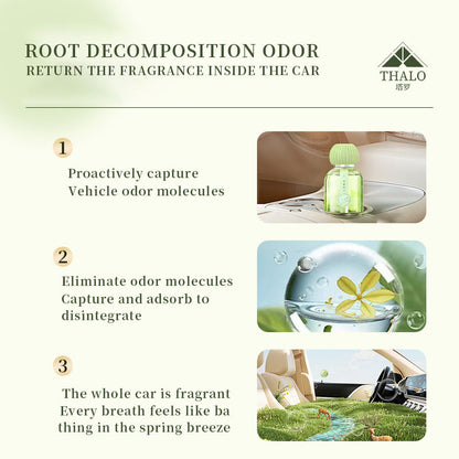 Wholesale Long-Lasting Fragrance Glass Perfume Air Purifier Interior Car Decor Ornament