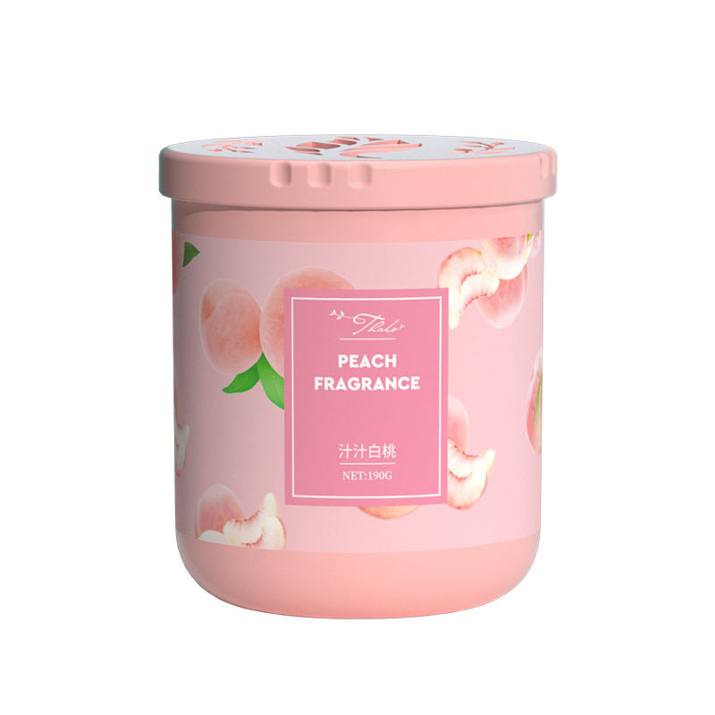 190g Solid Air Freshener Non-Fire Indoor and Car Aromatherapy Deodorant Balm Household Plastic Air Purifier