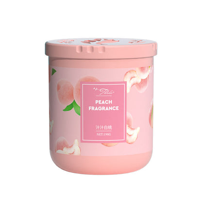 190g Solid Air Freshener Non-Fire Indoor and Car Aromatherapy Deodorant Balm Household Plastic Air Purifier