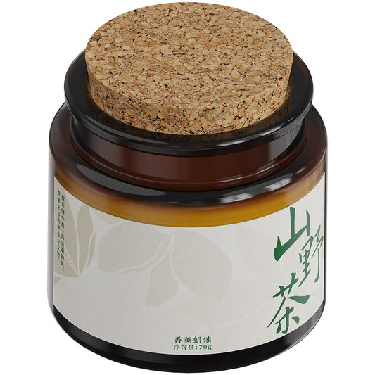 Aromatherapy indoor smokeless candles bedroom solid balm sandalwood long-lasting fragrance and odor removal