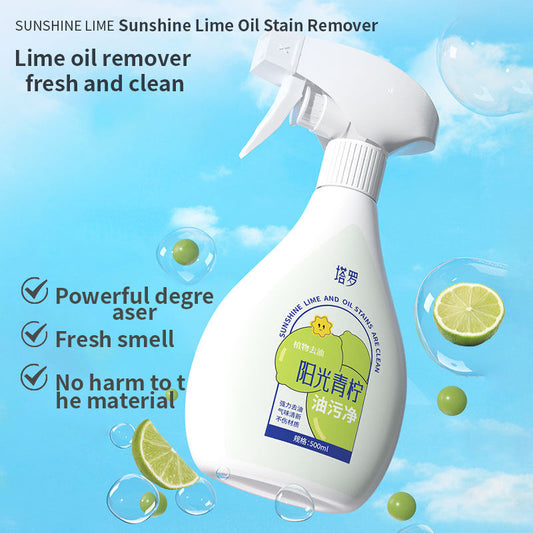 Kitchen Oil Stain Remover 500ml Heavy Oil Stain Cleaner with Strong Cleaning Power to Remove Oil Stains Grease Cleaner