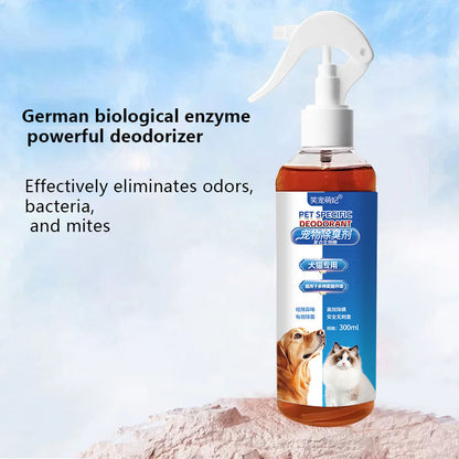 Convenient and Efficient Eco-Friendly Pet Deodorant Spray Safe Household Disinfectant for Cleaning Pets
