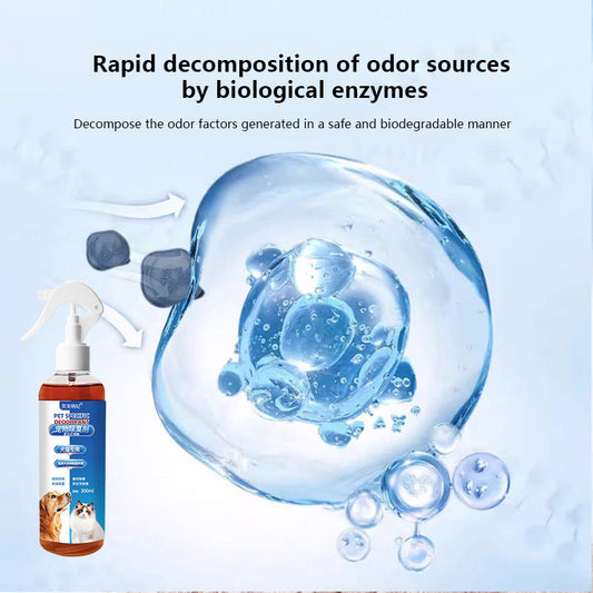 Convenient and Efficient Eco-Friendly Pet Deodorant Spray Safe Household Disinfectant for Cleaning Pets